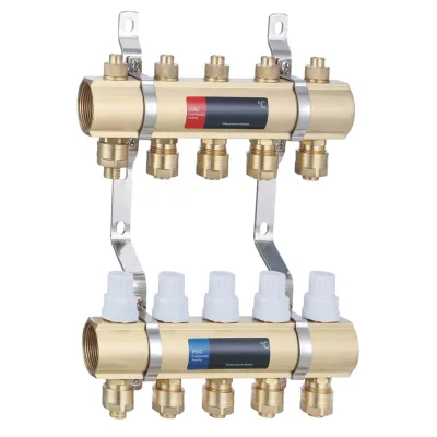 Modern Design High Quality 220V Copper Water Divider Floor Heating System Components for Home Hotel Apartment Indoor Use Rooms