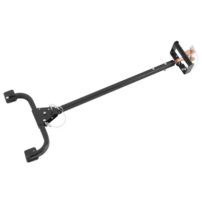 Heavy-Duty Pow Trailer Hitch for Sleds Steel Fits Snowmobiles/ATVs Powder-Coated