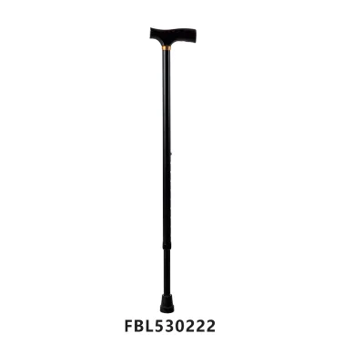 Adjustable Black T-shaped Folding Walking Stick with Handles Drive Medical Folding Cane Comfortable Walking Aids