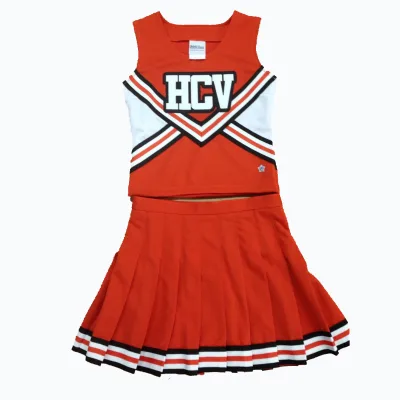 Cheerleader Fancy Dress Costume Womens High School Cheer Adult Custom Sexy 100% Polyester Cheap Cheerleading Uniforms