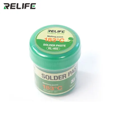Relife 183℃ Medium Temperature Lead-Free No-Clean Solder Paste Mobile Phone Repair Needle Tube Soldering BGA Welding Solder Mud