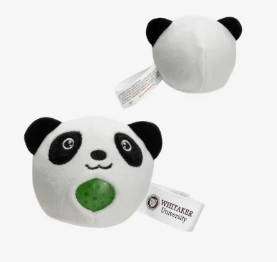 Advertising Panda Stress Busters Custom Logo Squeeze Animal Shaped Promotional Giveaway Corporate Office Novelty
