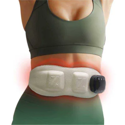 Electronic Pulse Massager Self Heating Tourmaline Belt Period Pain Relief Device Slimming Tummy Belt