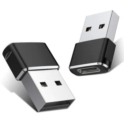 Source Factory USB 2.0 Aluminum Case Gold & Black Adapter DOUBLE HIGHLIGHT CF to c DC Output Type C Connecter USB Adapter