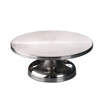 Bview Art 10"/12" Diameter Stainless Steel Revolving Sculpting Wheel Heavy Duty Turntable CE Certified 2.6kg/3kg