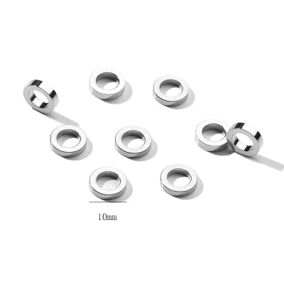 Wholesale Direct Sales OEM Stainless Steel Grommets Flat Eyelet Accessories for Jewelry Making