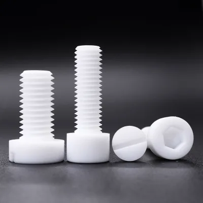Hot Selling Resistance to High Temperature Corrosion Ptfe Bolt Slot head screw with Screw
