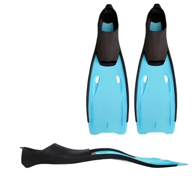 Unisex Comfortable Durable PVC Rubber Full-Foot Snorkeling Fins Anti-Slip Design for Adult Swim Performance Wholesale
