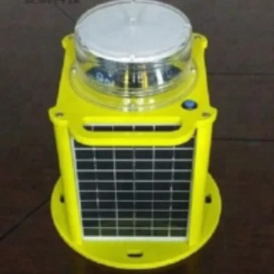 Medium Intensity Solar Aviation Lamp Indicator Solar Obstruction Light GPS Synchronous Airport Signal Warning Lamp