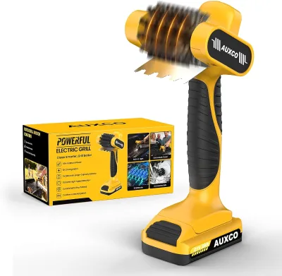 High Speed Electric Grill Brush 2000 MAh Battery No Shedding Bristles for Professional BBQ Tool