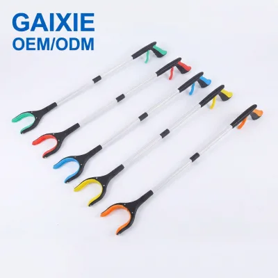 Gaixie Foldable Reacher Tool Grabbers for Elderly Lightweight Extra Long Handy Trash Claw Grabber Mobility Aid Reaching Assist