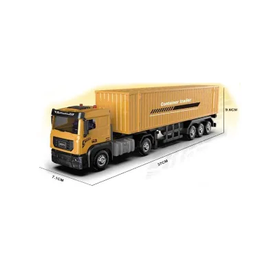 1:32 Scale 37cm Big Metal Truck Sound and Light Pull Back Die Cast Toy Trucks Made of Durable Plastic