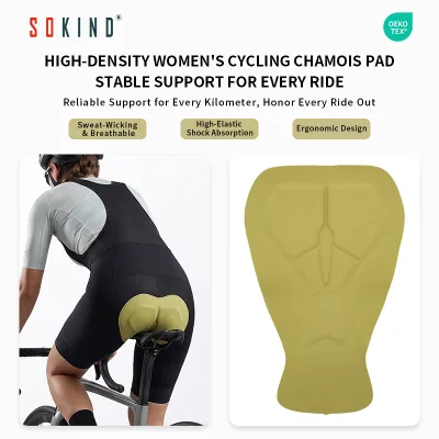 Sokind Sk720 Custom Logo High Quality Summer Cycling Shorts Unisex Padded Gel Spandex/Nylon Breathable Quick Dry Eco-Friendly
