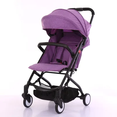 Compact Travel Baby Pram One Hand Fold Baby Pushchair Multi Color Customizable Infant Stroller for Daily Use