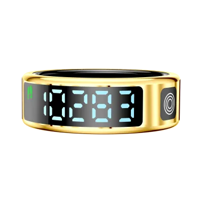 Smart Ring Heart Rate Monitor Sleep Blood Oxygen Waterproof Blue-tooth Ring for Health Tracking for Sports