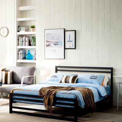 Apartment Bed School Single Iron Bed Customization
