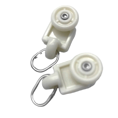 Good Quality Strong Bearing Plastic Material Ivory Color Curtain Track Runner
