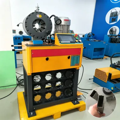 Digital Control Hydraulic Hose Press Machine 4-122mm High Pressure Hose Crimper for Industrial Rubber Hose Crimping