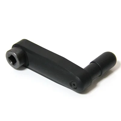 Reinforced Nylon Black Concealable Foldable Crank Handwheel for Machine Rotating Handle