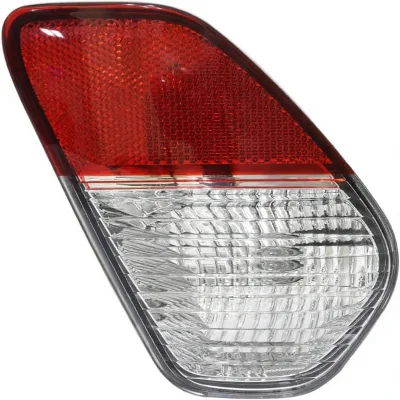 GAPV AUTO PARTS REAR FOG LAMP RED AND WHITE ALUMINUM 8336A154 FOR MITSUBISHI OUTLANDER 2016-2019 YEAR