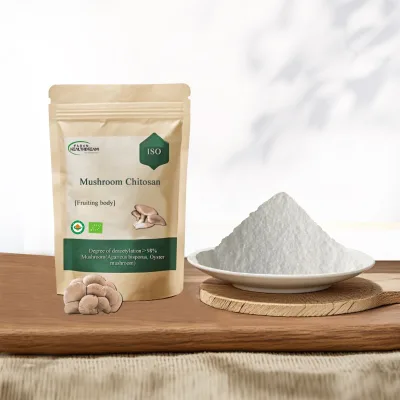 High Quality Vegan Mushroom Chitosan Powder Pure Fungal Chitosan for Health Supplements