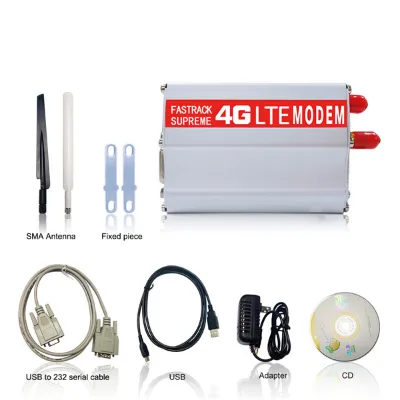 4g M2m Serial Port Modem Quectel EC25-A/E/AUT Modules Optional R232 Usb Gsm Gprs Gps Industrial Modem with External Antenna