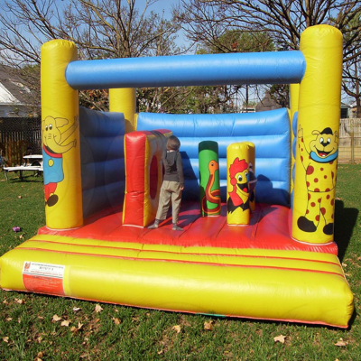 Commercial Elephant Inflatable Bouncy Castle for Playgrounds and Amusement Parks Includes Repair Kits