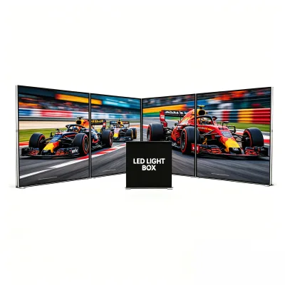 Factory Direct Hot Selling 10x20 Inline Shell Scheme Light Box Booth with LED Lighting for Business Expo and Trade Show