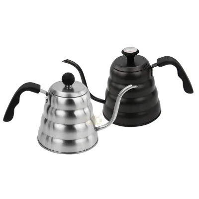 High-Grade Gift 1.2L Stainless Steel Coffee Kteelt Dripper Thermometer Gooseneck Tea COFFEE Kettle
