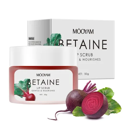Betaine Lip Scrub Cross-border NICOLIPS Brightening Scrub Lip Balm Exfoliating Dead Skin Moisturizing Lip Balm