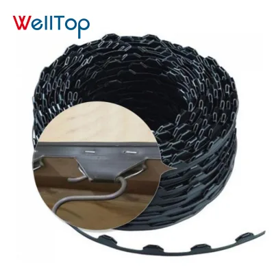 Sf-001-1 WELLTOP New Arrivals Sofa Accessories Black PVC Sofa Zig Zag Spring 10cm 12cm Plastic Zig Zag Springs Hinge Strip