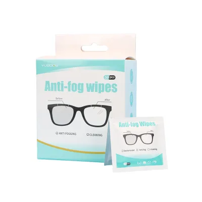 Direct Supply From the Factory Anti-fog Disposable Wipes for Eyeglass Lenses 50-piece Pack Unscented