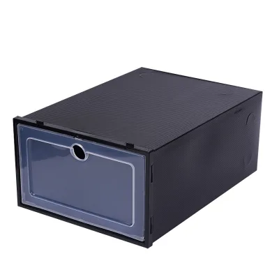 Extra Thick Transparent Plastic Storage Box Flip Drawer Shoes Storage Yiwu Factory Direct Sales