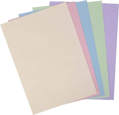 Assorted Pastel Colours 100 Sheets , A4 Coloured Paper Craft Card 21 X 29.7 cm Copy Paper for DIY