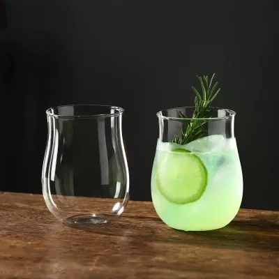 Wholesale Cheap Price Single Wall Glass Cup BPA Free Cocktail Glass Cup