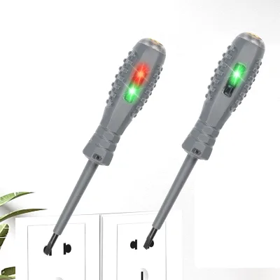Non-Contact Insulated Electrician Pocket Tester Pen Tools Slotted/Phillips Screwdriver Neon Bulb Indicator Detector