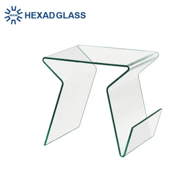 Hot Sale Curved Tempered Glass Console Desk Coffee Table Safe Design 3mm-12mm Thickness Bent Panel for Industrial Use