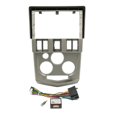 9" Car Radio Fascia for Renault L90 DACIA Logan 2004-2008 Video Panel Player Audio Dash 2 Din Dashboard Mount Frame Kit