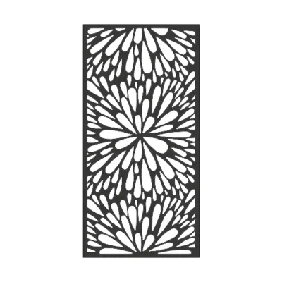 Corten Steel Panels Screens With Stunning Branches Design Are Made of Weathering Steel