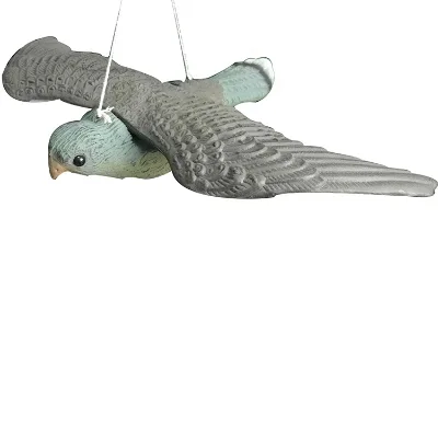 New Design Natural Color 20" Kestrel Flying Bird Decoy Shooting Cage Birds Decoy for Hunting Wholesale