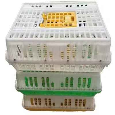Thickened Plastic Poultry Transport Crate Stackable Live Chicken Duck Goose Turnover Box Farm