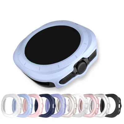 Clear Rose Gold Black Silver 47MM PC Half Cover Case for Samsung Galaxy Watch Ultra 7