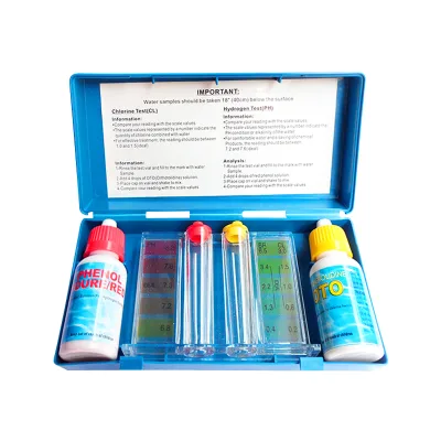 High Quality Swimming Pool Chlorine Test Kit With PH Test for Pool