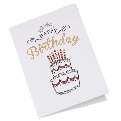 Personalized Happy Birthday Gift Cards Mini Thank You Greeting Card