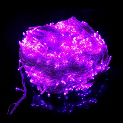 Multi CCT LED Fairy String Lights IP44 PVC Wire 10M 100LED 3500K Christmas Tree Porch Decoration Custom Color Factory OEM