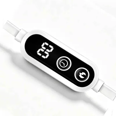 Digital Display Temperature Controller Switch for Heating Pad with NTC Sensor 3 Speeds Timer Massage Function