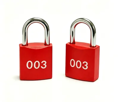 003 Firelock Australian Standard Red Aluminum Padlock Universal Safety Lock for Fire Hydrant Steel Aluminum Door