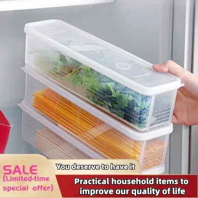 1/2pc Refrigerator Fresh-keeping Storage Box Fresh-keeping Artifact,small Food Preservation Boxes Transparent Sealed Storage Box