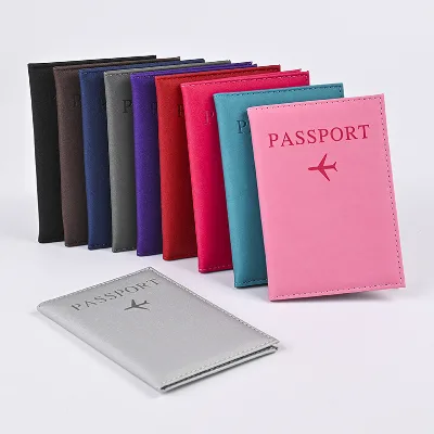 Custom Logo Glitter PU Passport Cover for Travel Trip Starry Sky Shinny Pattern Passport Holders
