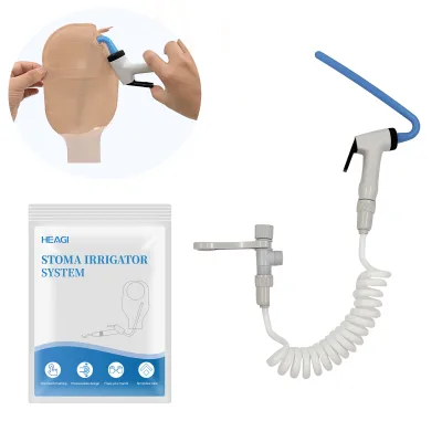 Colostomy Bags Cleaning Tool, Stoma Flusher for Ostomy Bags, Can Be Mounted on Toilet Inlet or Tap, Suitable for 2/1" Connectors